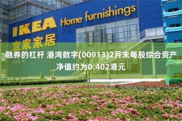 融券的杠杆 港湾数字(00913)2月末每股综合资产净值约为0.402港元