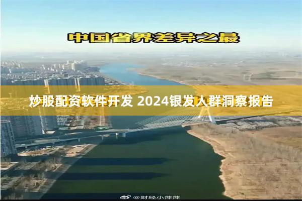 炒股配资软件开发 2024银发人群洞察报告